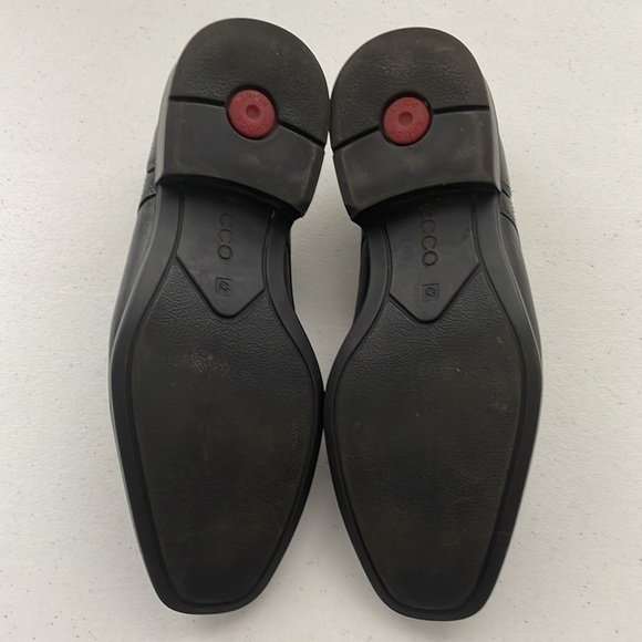 ECCO Men’s Dress Shoe Soft Leather Queenstown Oxfords Size 8 - Picture 7 of 9